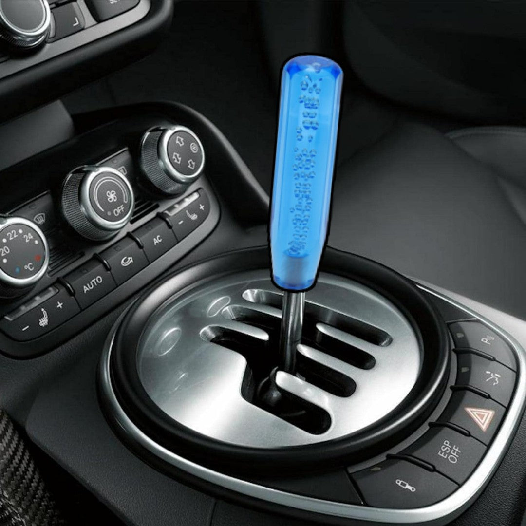 1 Pc Universal Crystal Blue Shift Gear knob