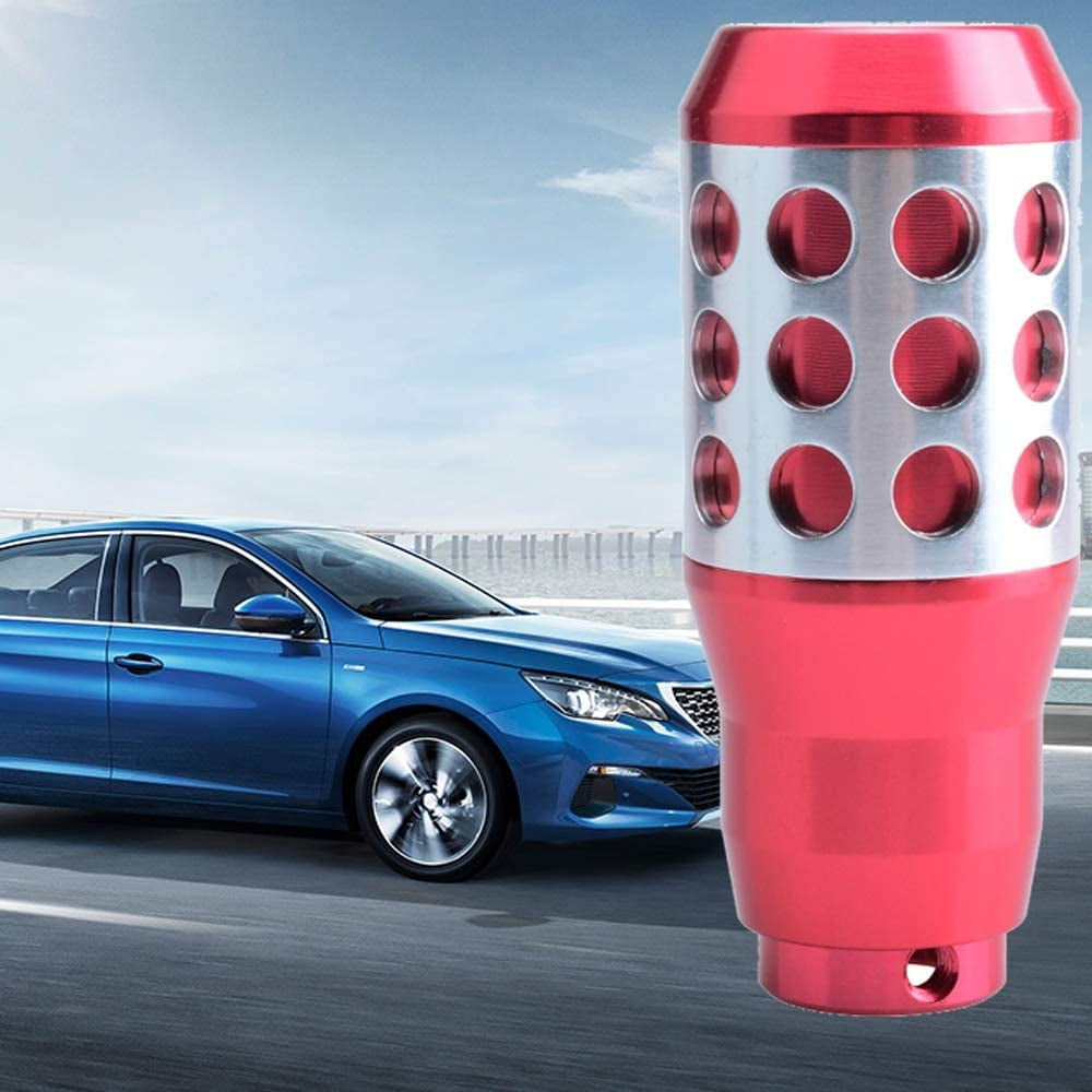 Universal Aluminum Red Gear Knob