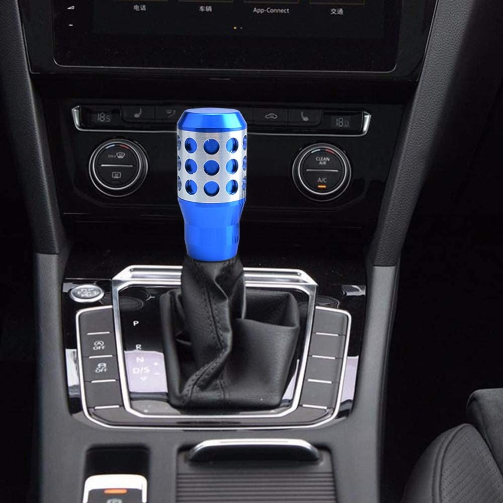 Universal Aluminum Blue Car Gear Shift Knob