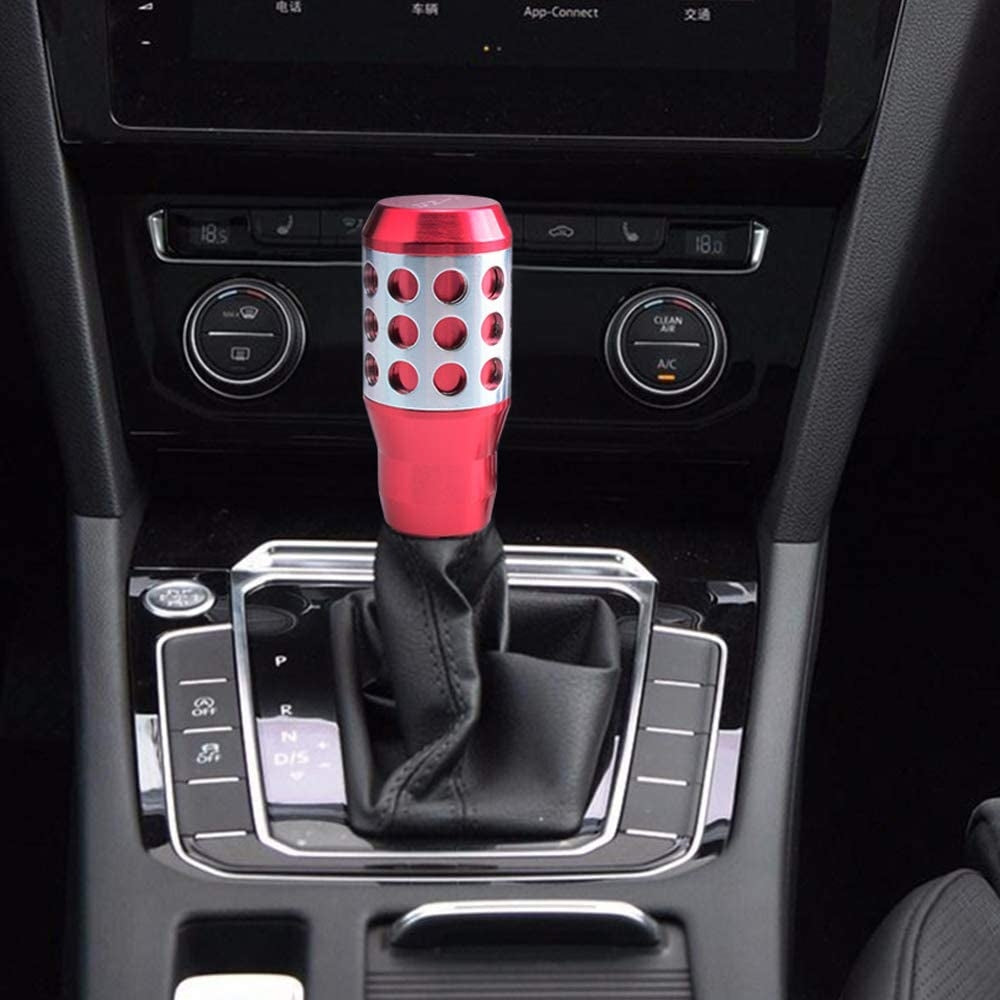 Universal Aluminum Red Gear Knob
