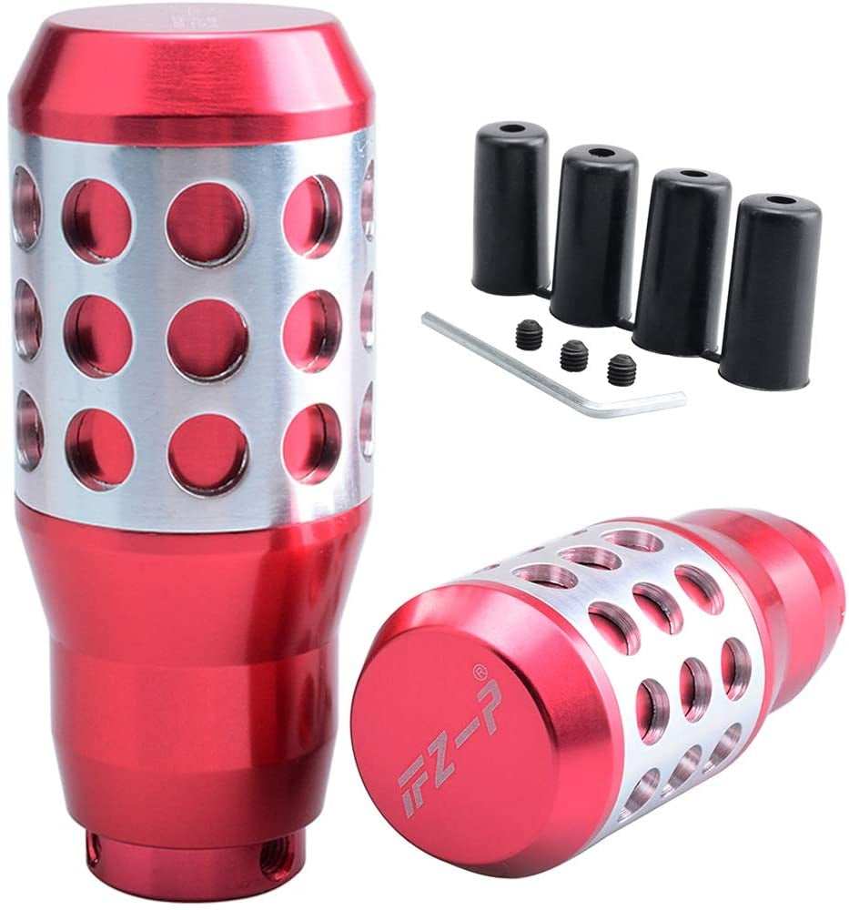 Universal Aluminum Red Gear Knob
