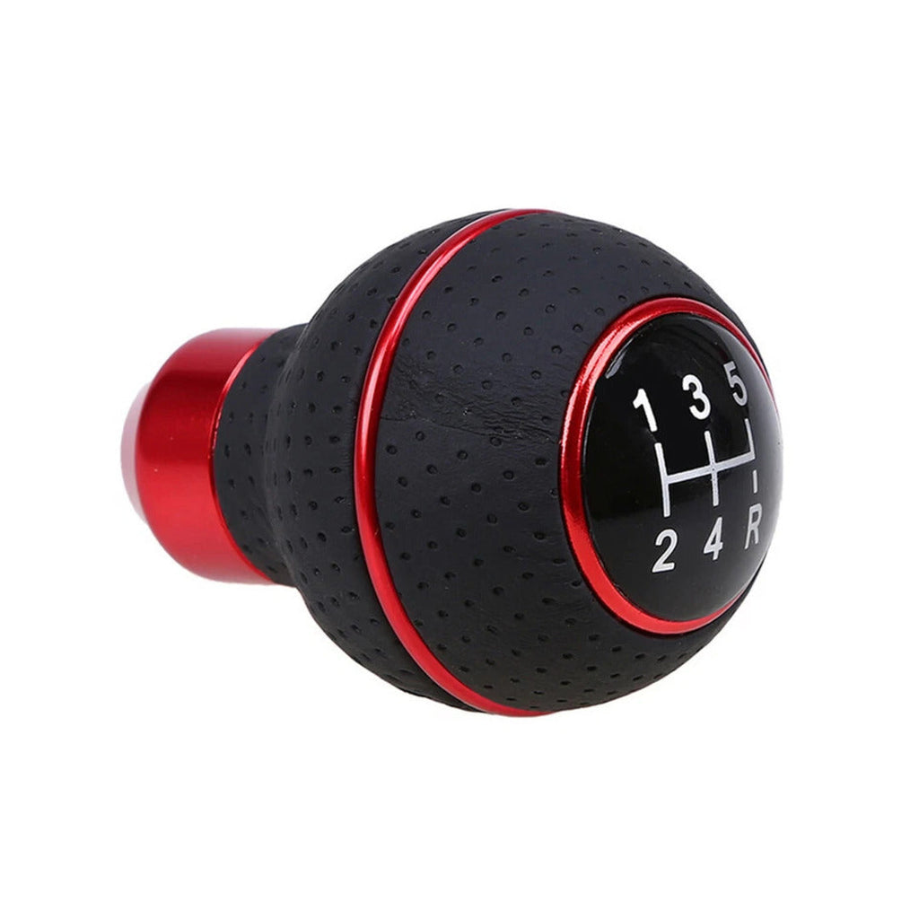 Universal PU Leather 5 Speed Gear Shift Knob