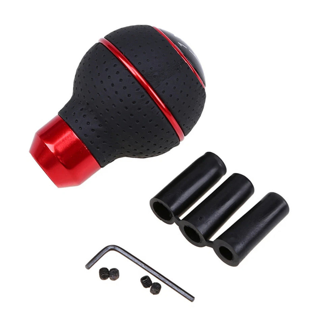 Universal PU Leather 5 Speed Gear Shift Knob