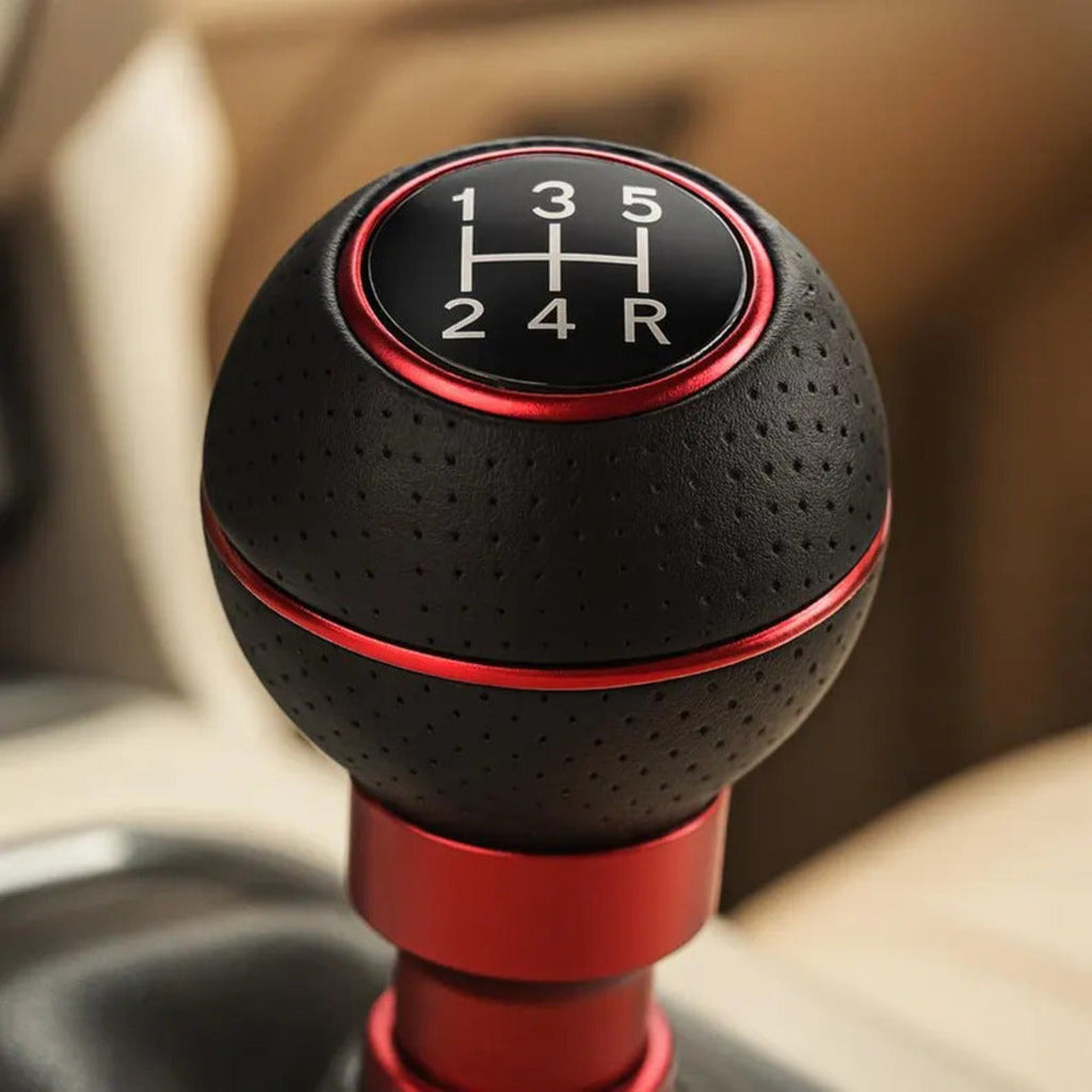Universal PU Leather 5 Speed Gear Shift Knob